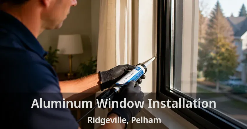 Aluminum Window Installation Ridgeville, Pelham - ON