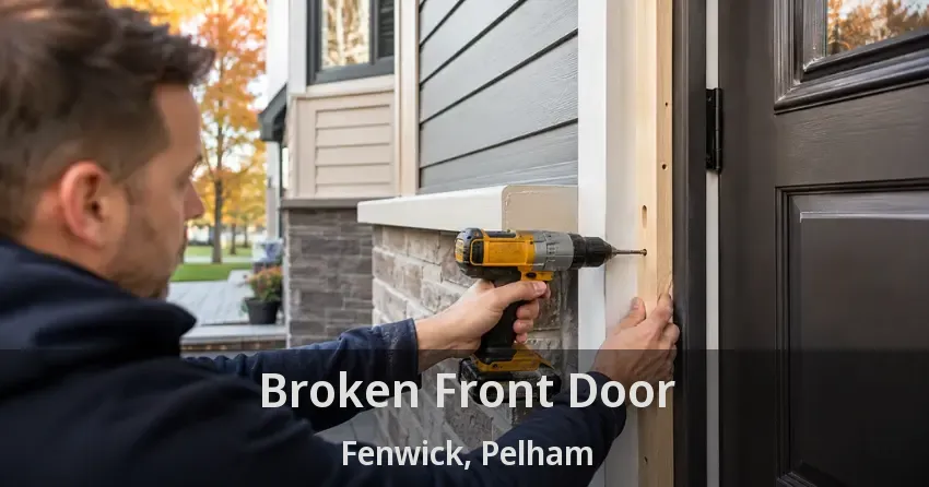 Broken Front Door Fenwick, Pelham - ON
