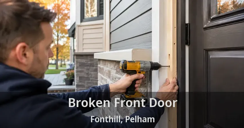 Broken Front Door Fonthill, Pelham - ON