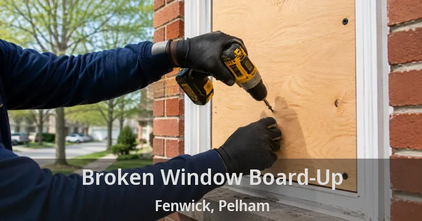 Broken Window Board-Up Fenwick, Pelham - ON