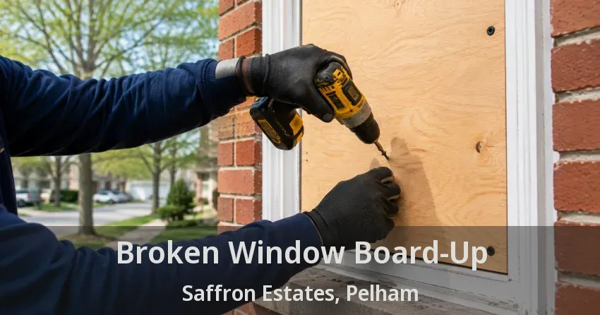 Broken Window Board-Up Saffron Estates, Pelham - ON