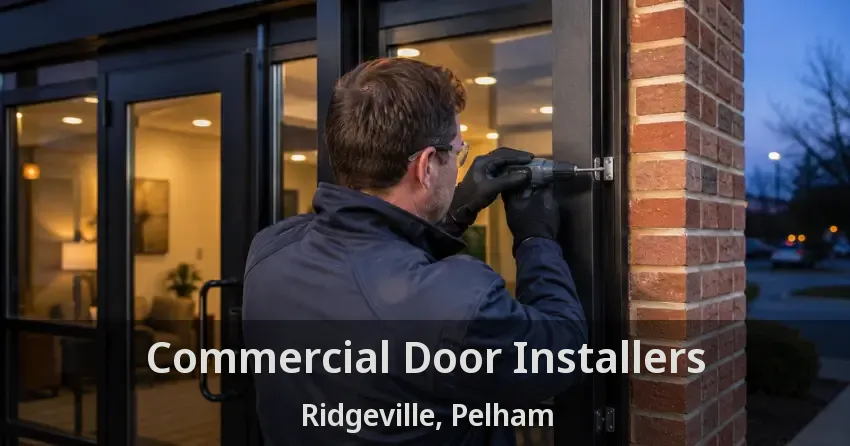 Commercial Door Installers Ridgeville, Pelham - ON