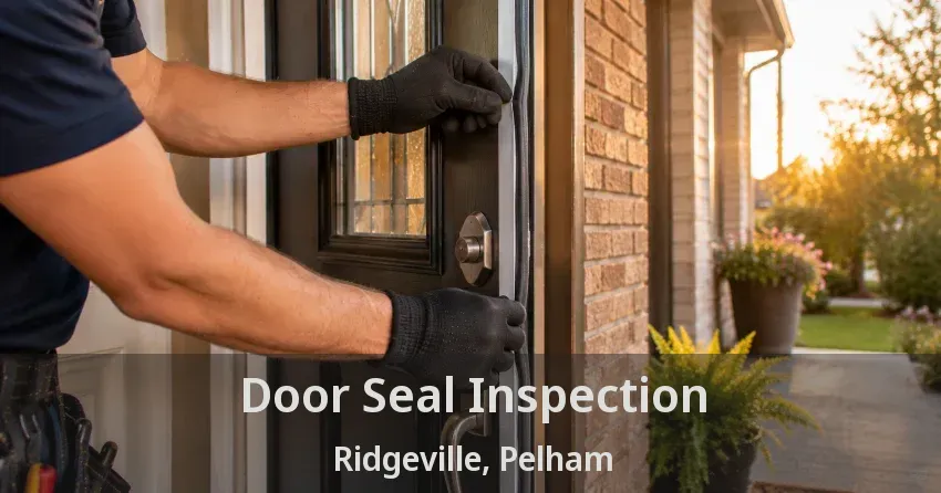 Door Seal Inspection Ridgeville, Pelham - ON