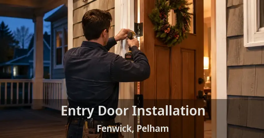 Entry Door Installation Fenwick, Pelham - ON