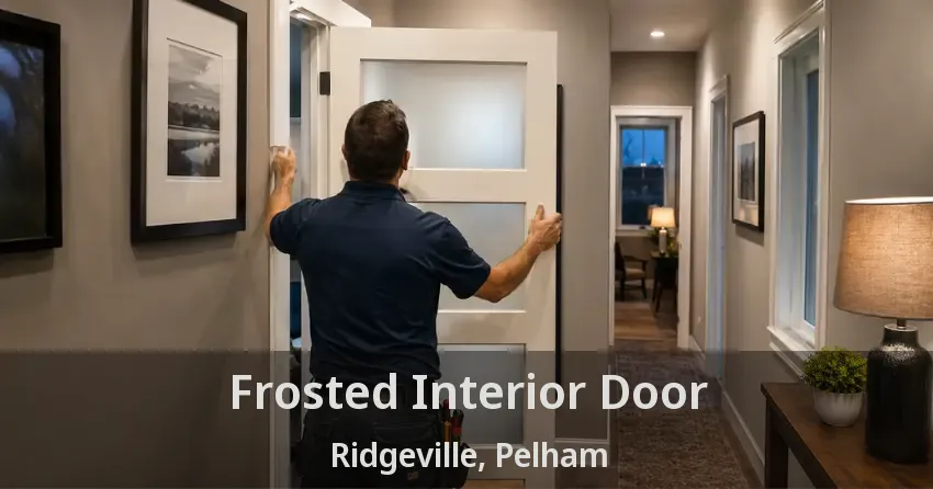 Frosted Interior Door Ridgeville, Pelham - ON