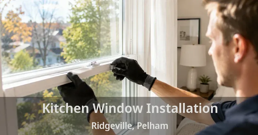 Kitchen Window Installation Ridgeville, Pelham - ON