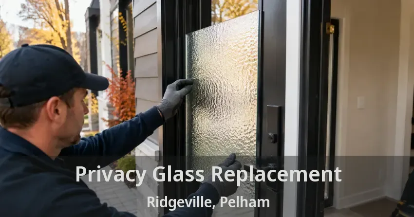 Privacy Glass Replacement Ridgeville, Pelham - ON