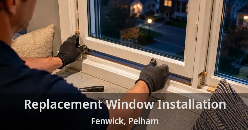 Replacement Window Installation Fenwick, Pelham - ON