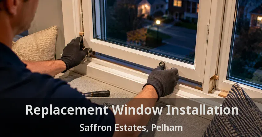 Replacement Window Installation Saffron Estates, Pelham - ON