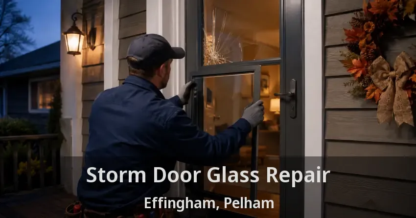 Storm Door Glass Repair Effingham, Pelham - ON