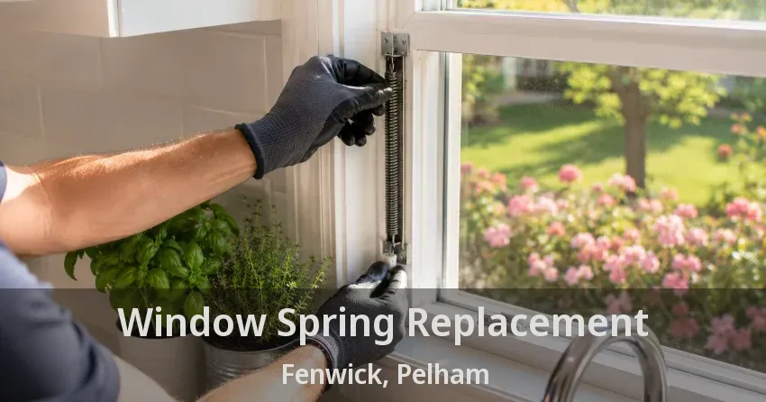 Window Spring Replacement Fenwick, Pelham - ON