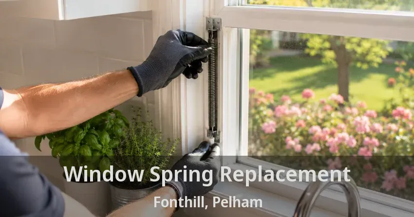 Window Spring Replacement Fonthill, Pelham - ON