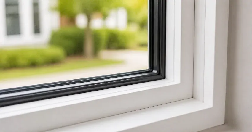 technician repairing window and door hardware in Chantler, Pelham home